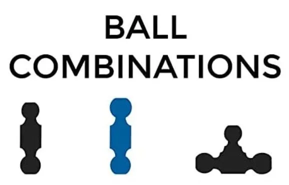GM Dual Ball 2in Black 4.5